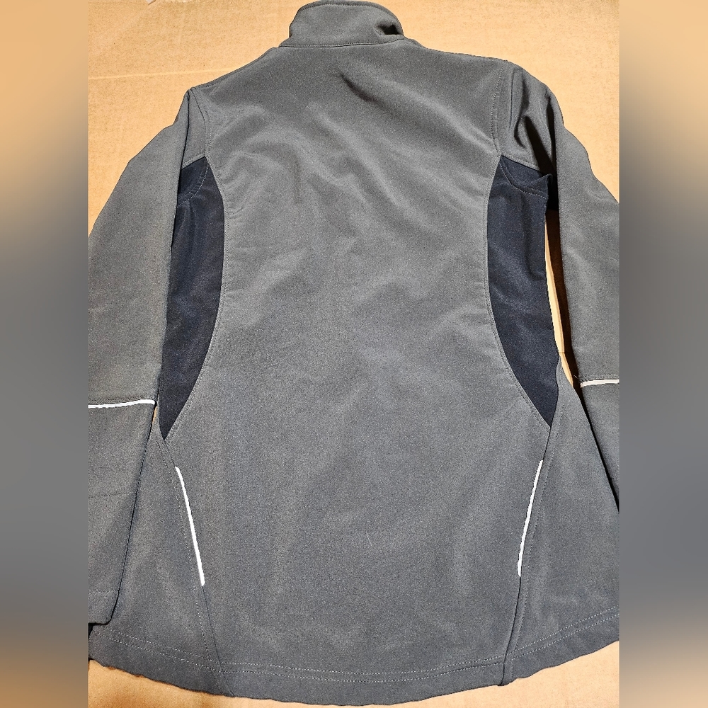 ASICS Performance Insulated Softshell Reflective Jacket Zip-Up Small Outdoor - Picture 4 of 10